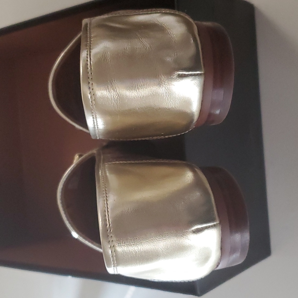 Coach-Haley Sig PVC Loafer-Style No FG3143 232368 - Color:Khaki/Gold - Size 11 B - Picture 10 of 13